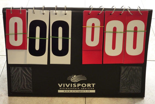 Segnapunti da tavolo con numerazione da 0 a 199 monofacciale e segnalazione time-out