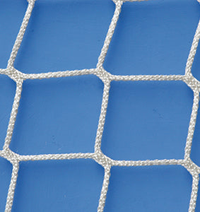 Coppia reti calcio in polipropilene H.T. diam. 6 mm., senza nodo, maglia 10x10 cm., Modello Champions League certificata FIGC/LND.