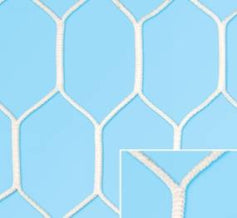Reti in nylon poliammide testurizzato, lavorato a mano