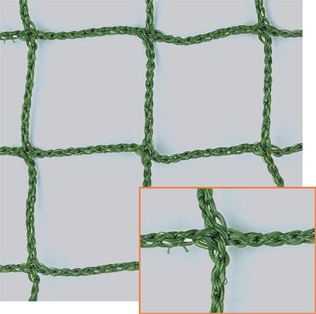 Rete separazione campo tennis in polietilene, colore verde