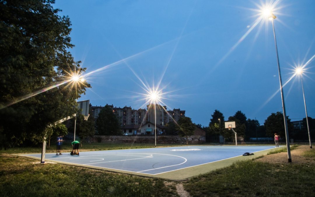 Campo da Basket in Resina Acrilica – Comune di Nichelino